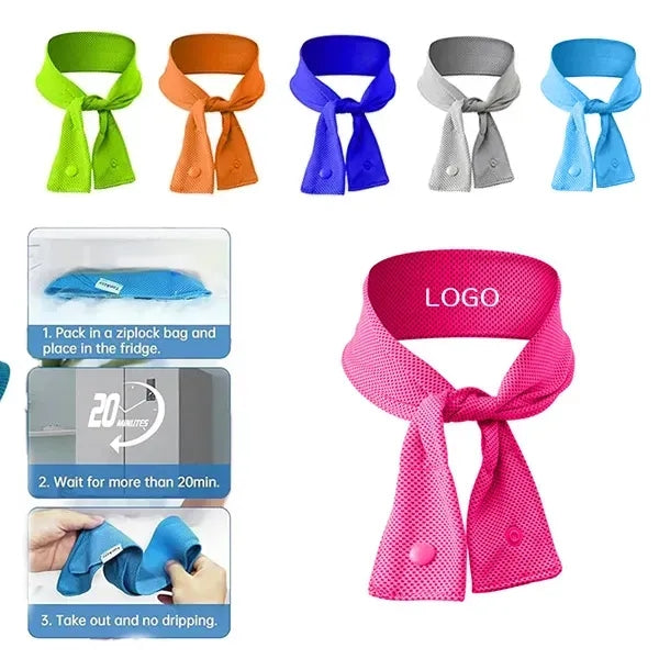 Chill Neck Scarf - Cooling Ice Pack Wrap