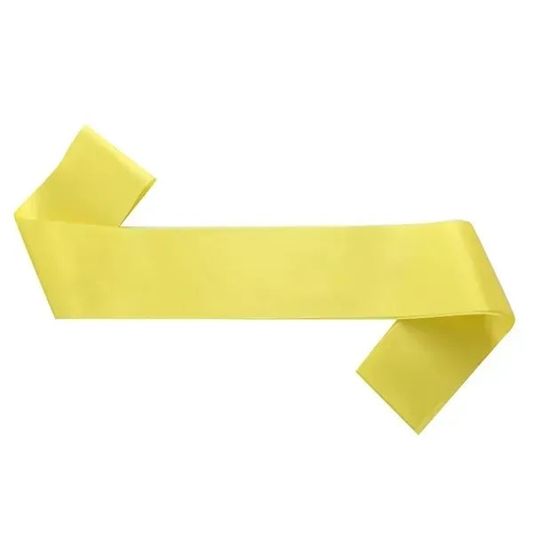 Multicolor Satin Sash - Plain Elegant Belt