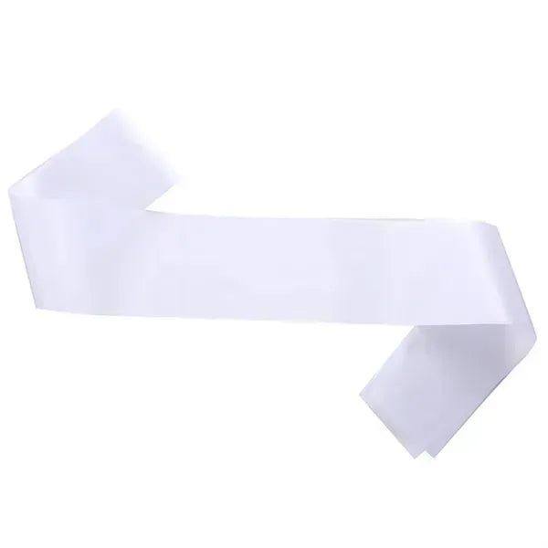 Multicolor Satin Sash - Plain Elegant Belt