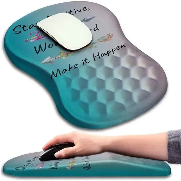Ergonomic Massage Mouse Pad - Tilt & Effort-Saving Design