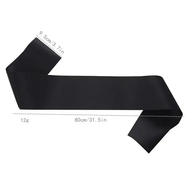 Multicolor Satin Sash - Plain Elegant Belt