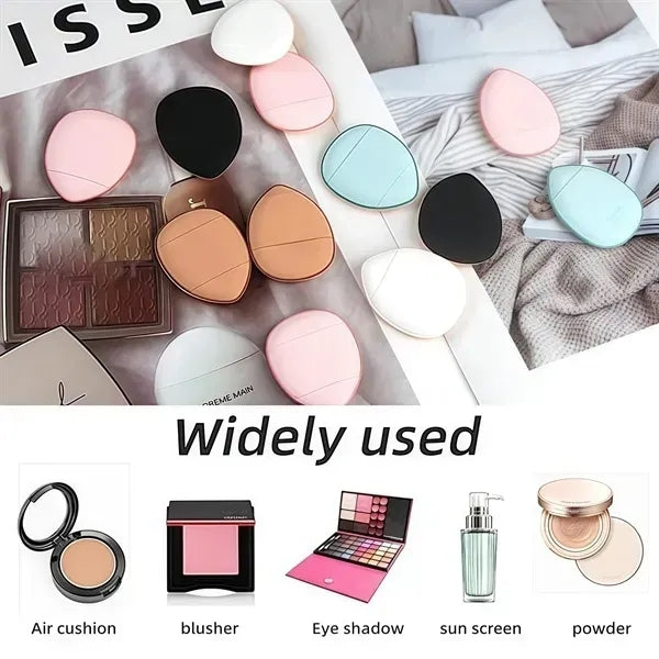 Soft Triangle Mini Makeup Puff - Finger-Friendly