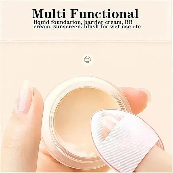 Soft Triangle Mini Makeup Puff - Finger-Friendly