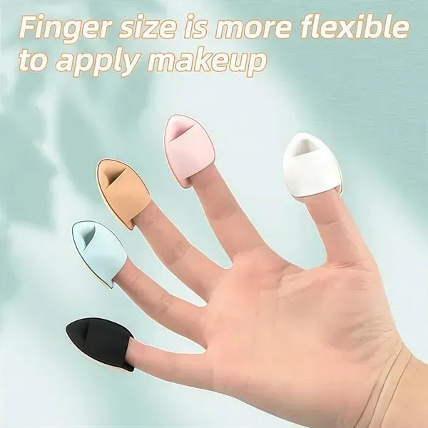 Soft Triangle Mini Makeup Puff - Finger-Friendly