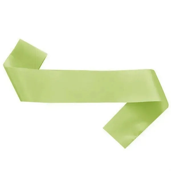 Multicolor Satin Sash - Plain Elegant Belt
