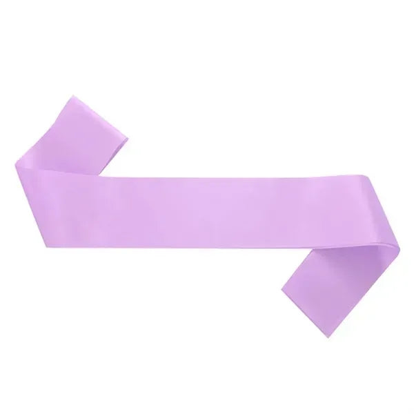 Multicolor Satin Sash - Plain Elegant Belt