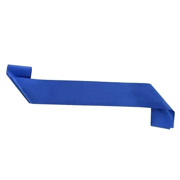 Multicolor Satin Sash - Plain Elegant Belt
