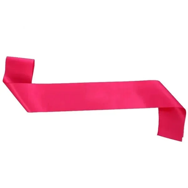 Multicolor Satin Sash - Plain Elegant Belt