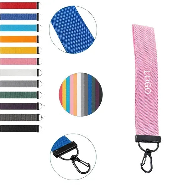 Keychain Wrist Lanyard - Nylon Hand Strap for Keys