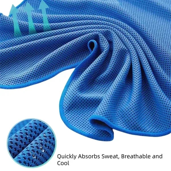 Cooling Hooded Towel - Quick Dry Beach Cover-Up