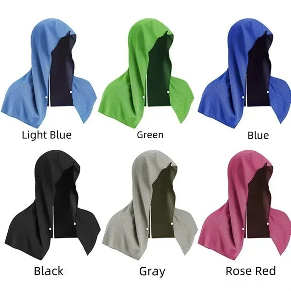 Cooling Hooded Towel - Quick Dry Beach Cover-Up