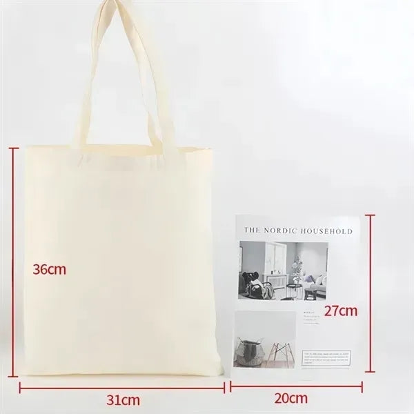 10oz Canvas Tote Bag - Durable Eco-Friendly Carryall