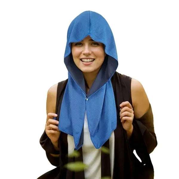 Cooling Hooded Towel - Quick Dry Beach Cover-Up