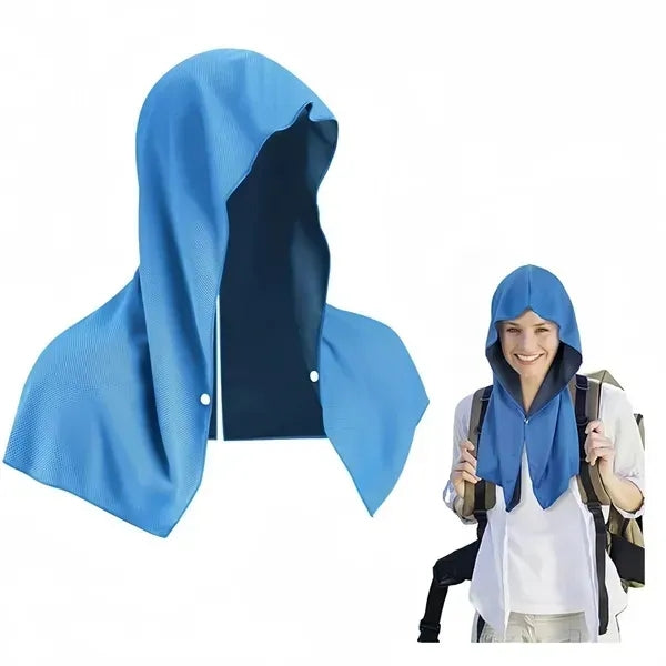 Cooling Hooded Towel - Quick Dry Beach Cover-Up