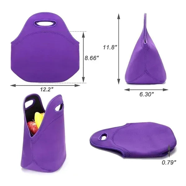 Insulated Neoprene Lunch Bag -
