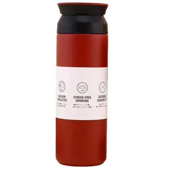 304 Stainless Steel Insulated Bottle - Handle or Flat-Lid