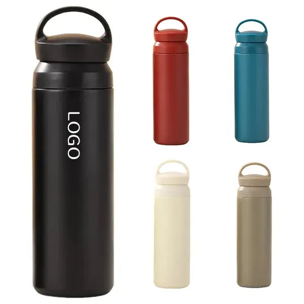 304 Stainless Steel Insulated Bottle - Handle or Flat-Lid