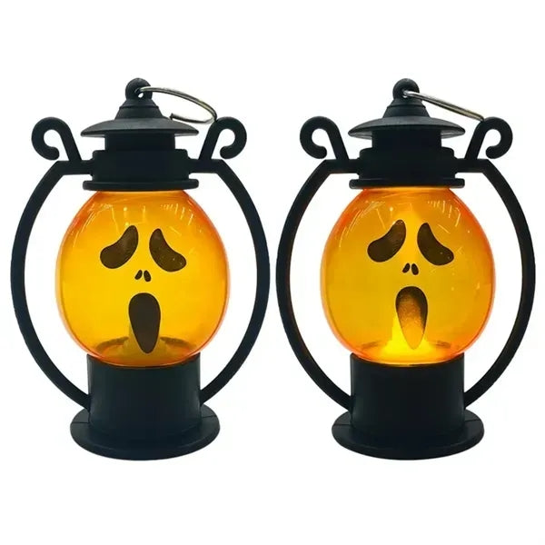 LED Pumpkin Lantern - Halloween Portable Mini Light