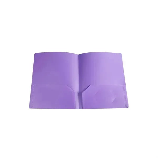 Two-Pocket Office Folder - Durable Document Organizer