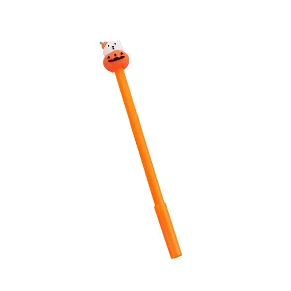 Halloween Pumpkin Ghost Bat Pens - Spooky Stationery Set