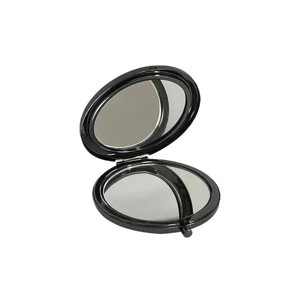 Double-Sided Round Pocket Mirror - Travel Makeup Tool