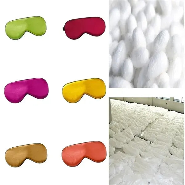 Silk Eye Masks - Luxurious Embroidered Design