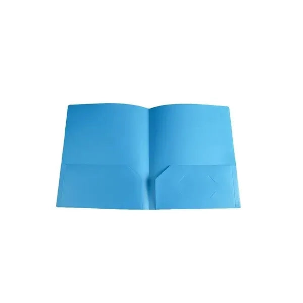 Two-Pocket Office Folder - Durable Document Organizer
