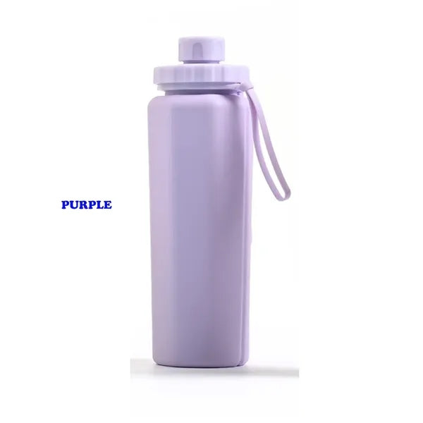 Collapsible Silicone Sports Water Bottle