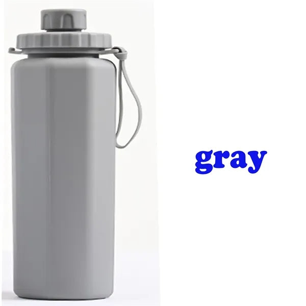Collapsible Silicone Sports Water Bottle