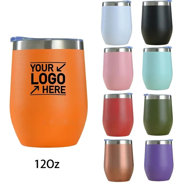 12 Oz Stainless Steel Double Wall Insulated Tumbler