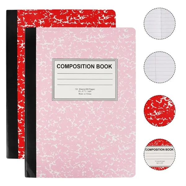 B5 Classic Composition Book for School and Office