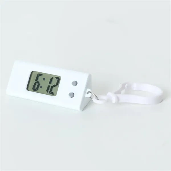 Portable Silent Mini Clock Keychain for Exams