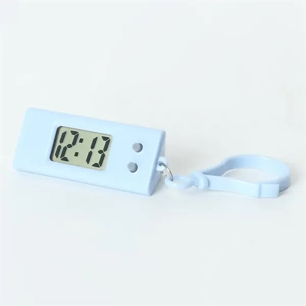 Portable Silent Mini Clock Keychain for Exams