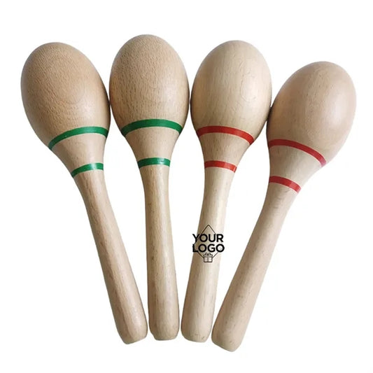 Wooden Maracas Musical Instrument for Party Games