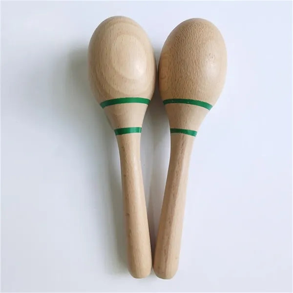 Wooden Maracas Musical Instrument for Party Games
