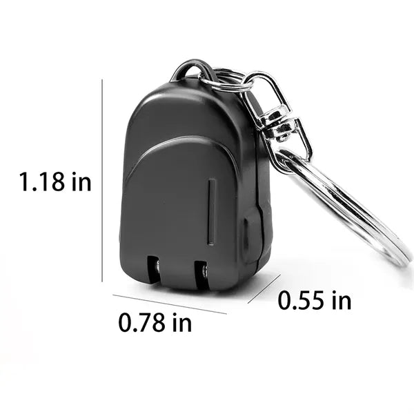 3-In-1 Stainless Steel Folding Nail Clipper Keychain