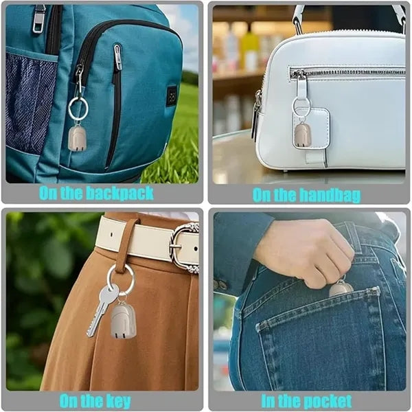 3-In-1 Stainless Steel Folding Nail Clipper Keychain