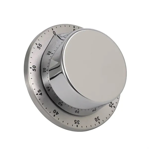Stainless Steel Mechanical Kitchen Timer With Magnet