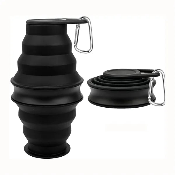 17 OZ Silicone Collapsible Water Bottle