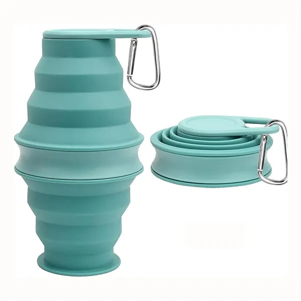 17 OZ Silicone Collapsible Water Bottle
