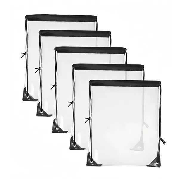 Waterproof Transparent Drawstring Bag