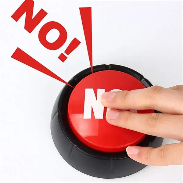 Interactive Press-Type Yes/No Buzzer Button Toy