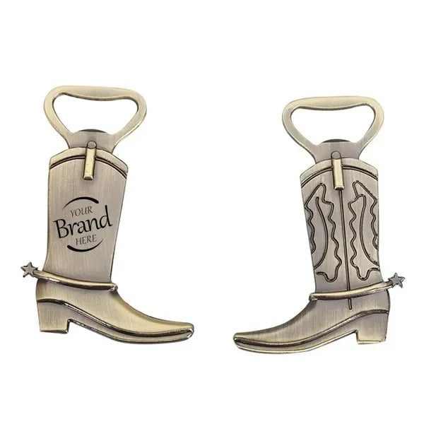 Metal Cowboy Boot Bottle Opene