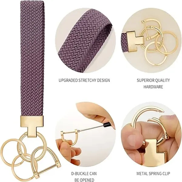 Adjustable Wrist Keychain for Men and Women