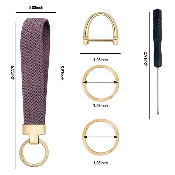 Adjustable Wrist Keychain for Men and Women