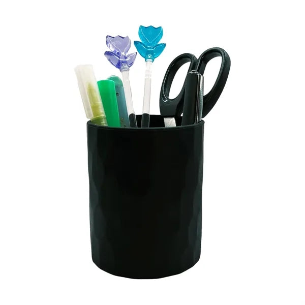 Modern Minimalist Pencil Cup - Silicone Storage for Desk