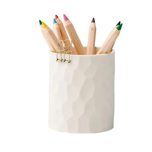 Modern Minimalist Pencil Cup - Silicone Storage for Desk