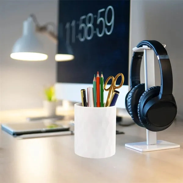 Modern Minimalist Pencil Cup - Silicone Storage for Desk