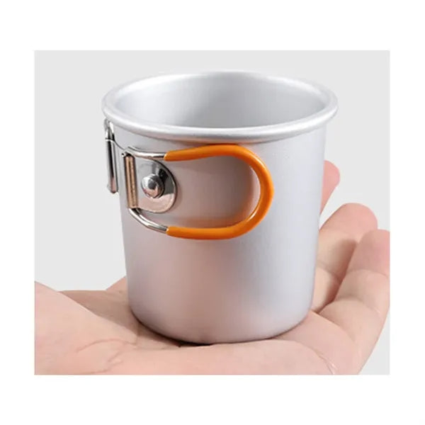 5OZ Ultralight Folding Portable Aluminum Alloy Camping Mug