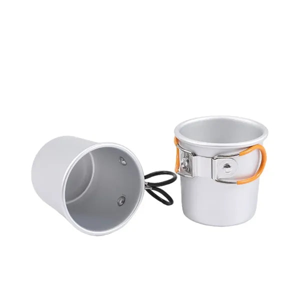 5OZ Ultralight Folding Portable Aluminum Alloy Camping Mug